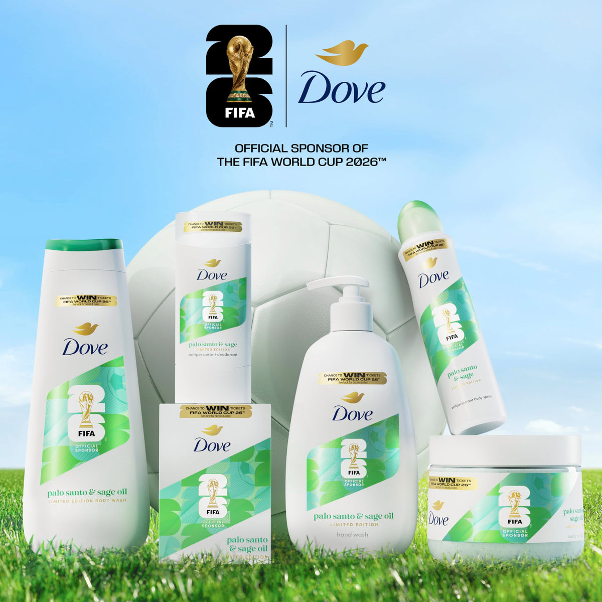 Foamy Dove lather in hand with nourishing cream for soft skin
