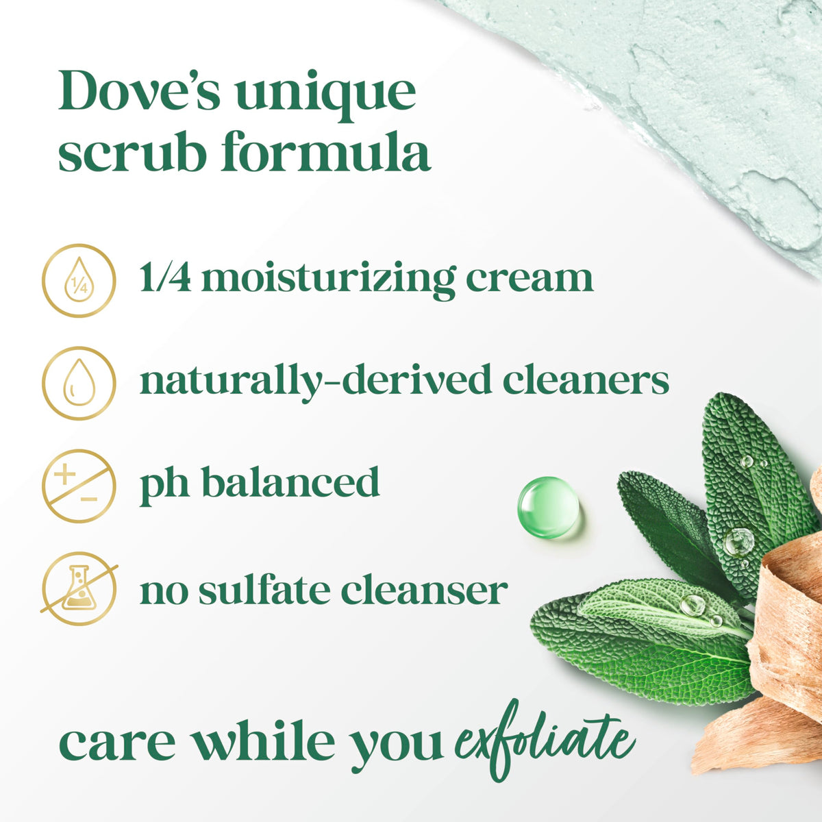 Dove lifestyle shower moment conveying calm and skin comfort benefit