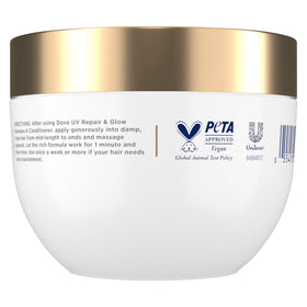 Dove melting Lumi-Beads texture close-up delivering concentrated repair