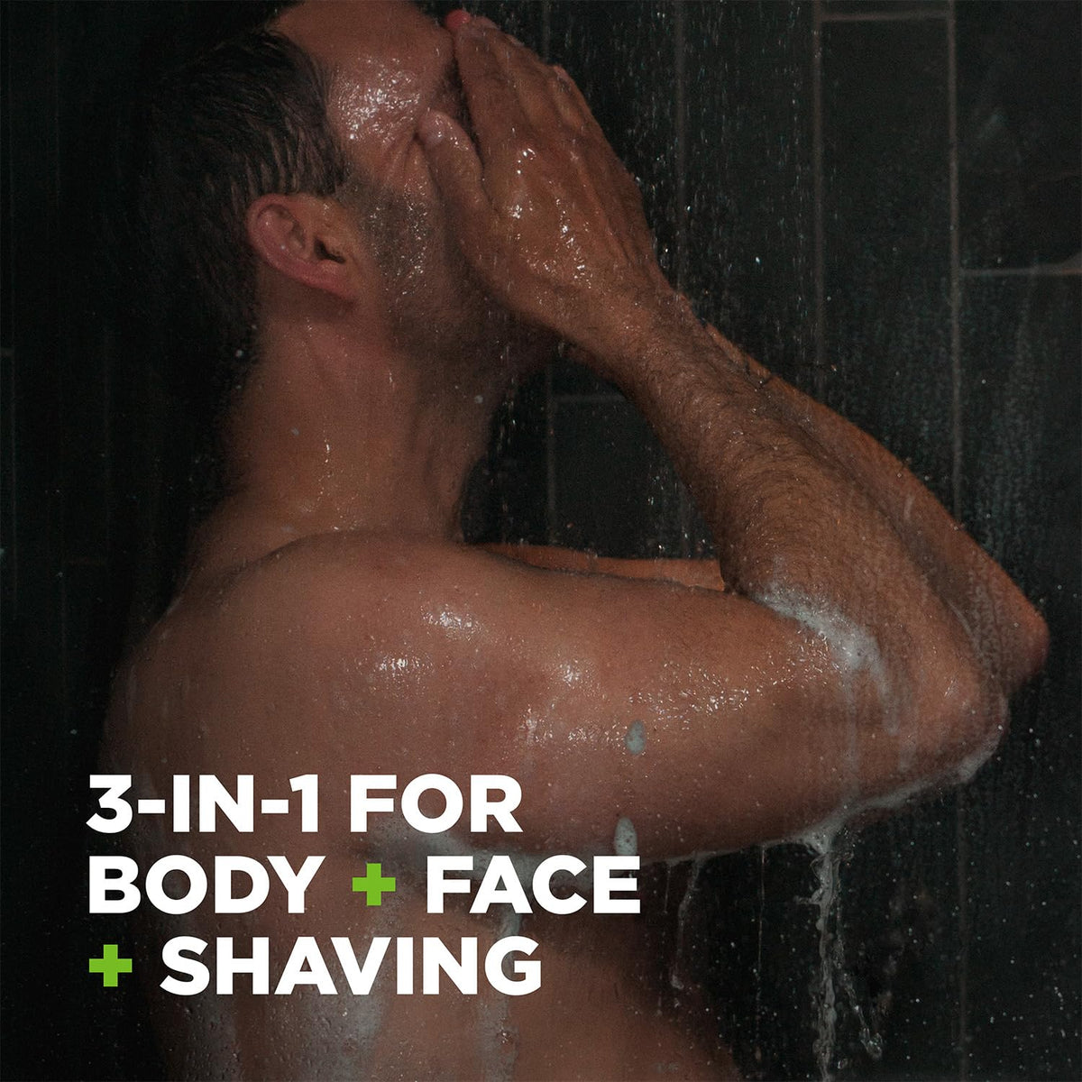 Dove Men+Care bar lather in hand demonstrating gentle foam