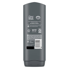 DOVE MEN + CARE label close-up highlighting micromoisture technology