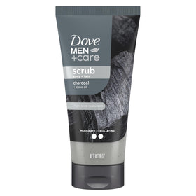 DOVE MEN + CARE front packaging showing charcoal and clove scent benefit