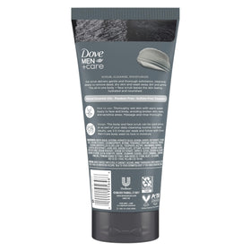 DOVE MEN + CARE open jar texture highlighting gentle exfoliation benefit