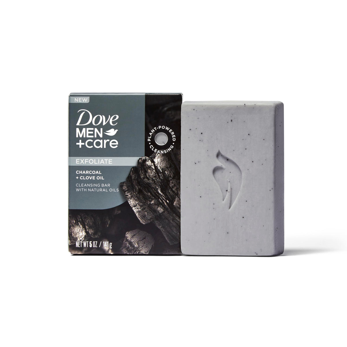 DOVE MEN + CARE four-pack arrangement for convenient multi-bar supply