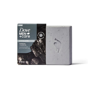 DOVE MEN + CARE four-pack arrangement for convenient multi-bar supply