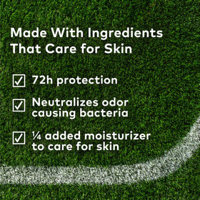 DOVE MEN + CARE deodorant stick open ready to apply for 72‑hour odor protection