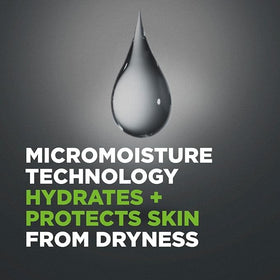 Dove Men+Care in-shower use with lathered hands demonstrating fast cleansing and fresh feel