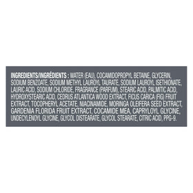 Dove Men+Care next to scale showing 26oz size for long-lasting supply