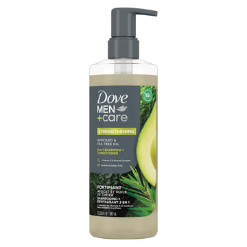 Dove Men+Care front packaging showing bottle and product name for clear identification