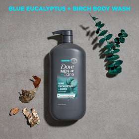 Dove Men+Care rich lather texture on hand showing deep hydration benefit