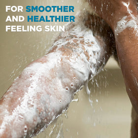 Dove Men+Care in-shower use by man illustrating gentle cleansing benefit