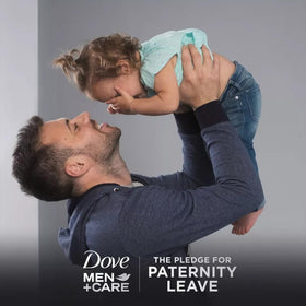 Dove Men+Care in open toiletry bag showing space saving and travel organization