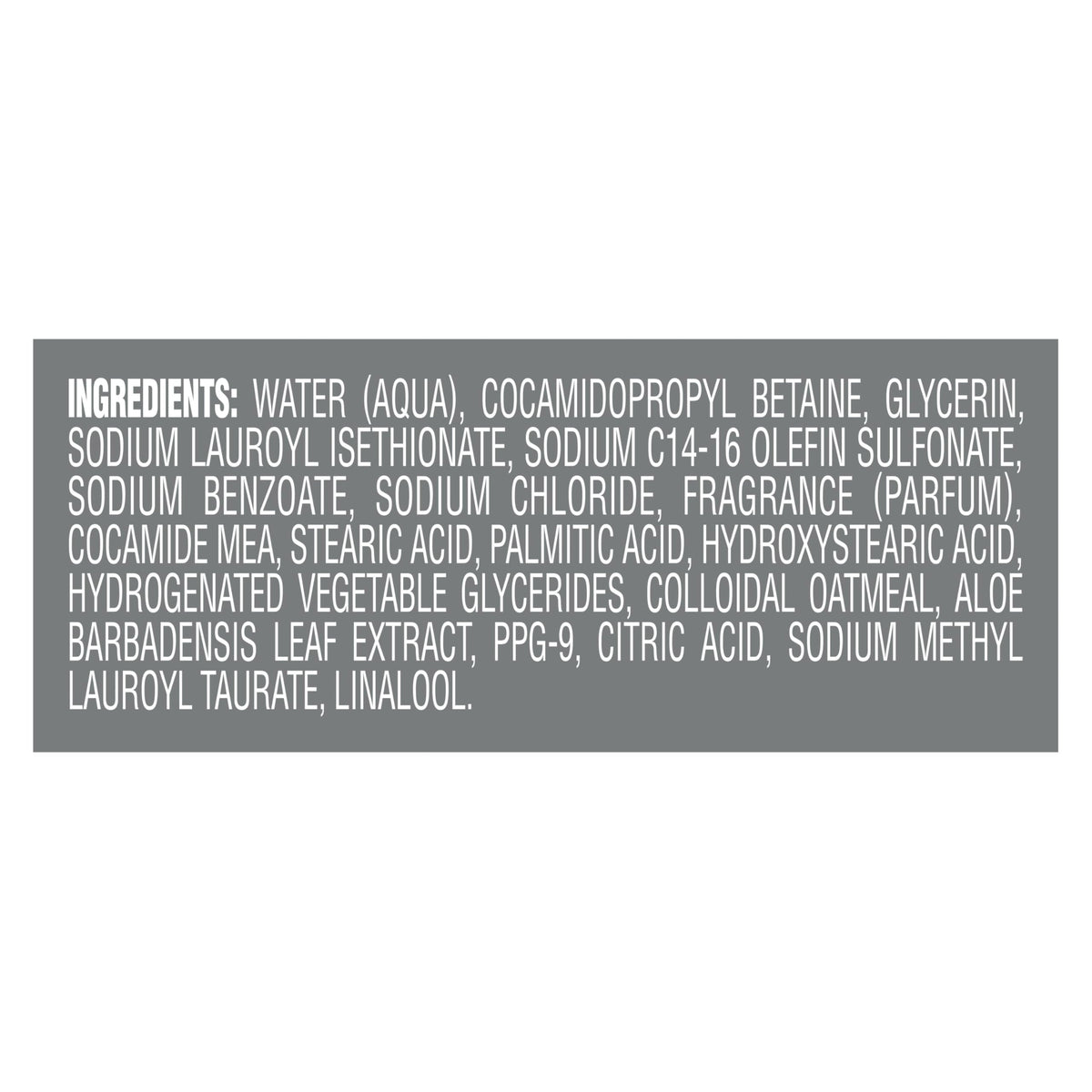 DOVE MEN + CARE bottle label highlighting recycled plastic packaging