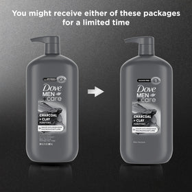 DOVE MEN + CARE close-up of scrub texture revealing exfoliating particles