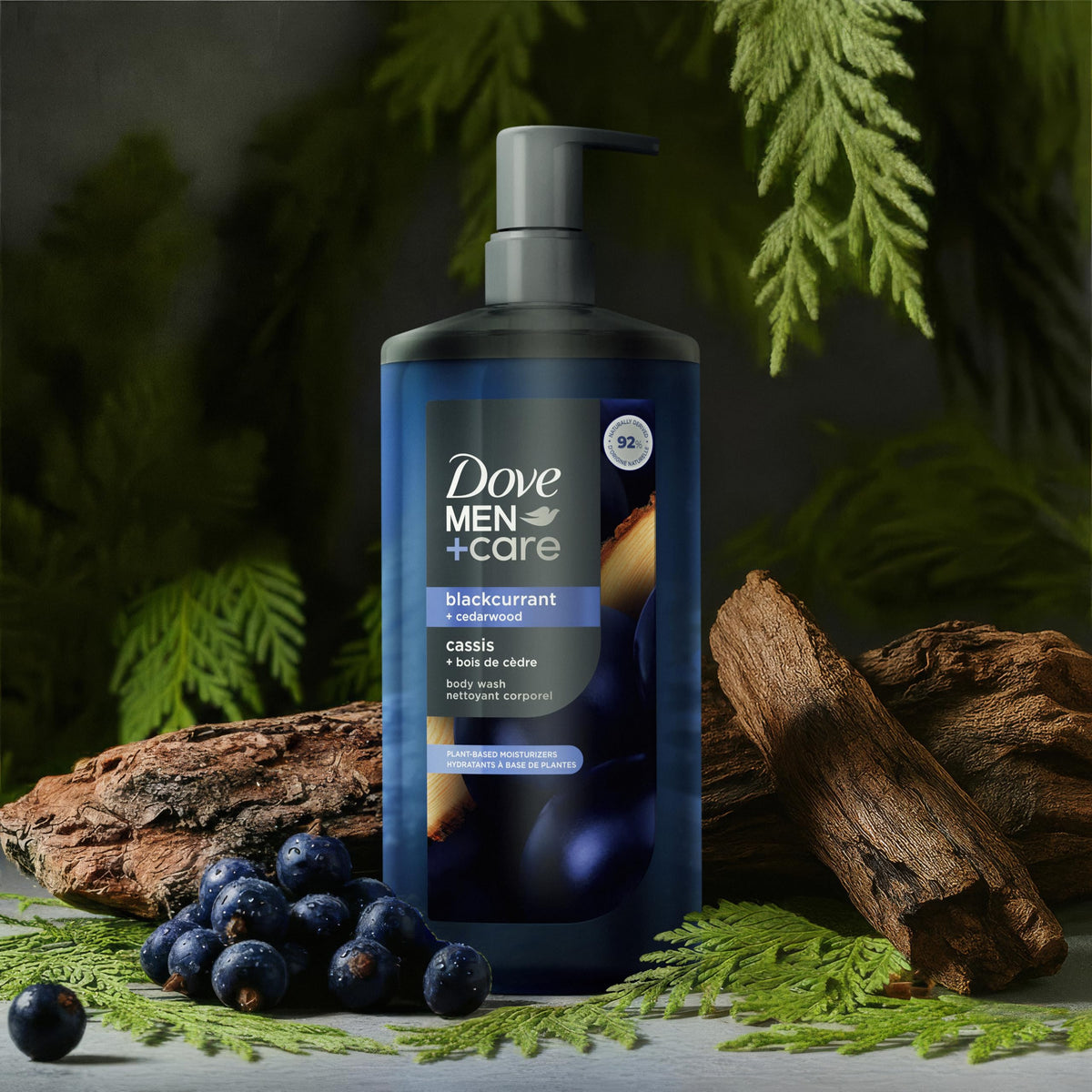 Dove Men+Care rich lather close-up demonstrating creamy, hydrating foam