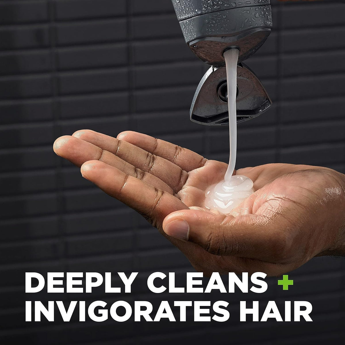 Dove Men+Care creamy lather close-up showing texture that conditions while cleansing