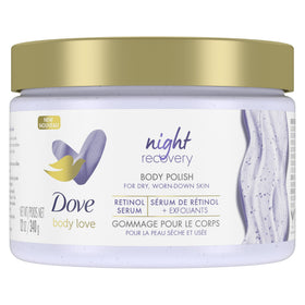Dove night recovery front jar showing packaging and product name for clear identification