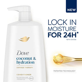 Dove oil blend ingredients closeup highlighting nourishing benefit