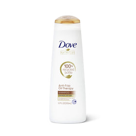 Dove front packaging showing bottle and branding for smooth hair benefit