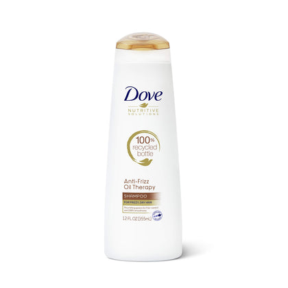 Dove front packaging showing bottle and branding for smooth hair benefit