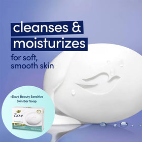 Dove Original bar close-up showing moisturizing cream texture benefit