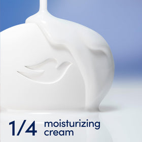 Dove packaging ingredient label showing transparency and plant-based ingredient benefit