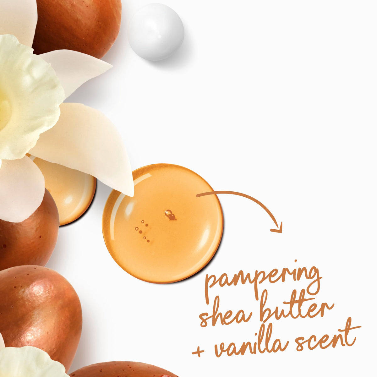 Creamy lather texture from Dove wash delivering moisturizing feel