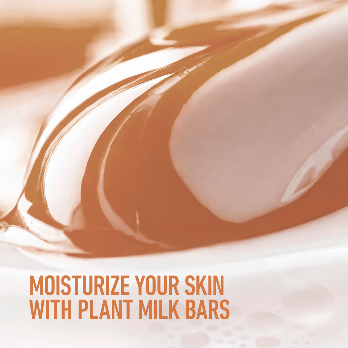 Close-up of Dove plant milk bar lather demonstrating creamy foam and gentle cleanse