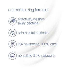 Dove body wash creamy lather close-up showing gentle cleansing texture