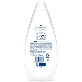 Dove pump closeup highlighting easy dispensing and hygienic use benefit