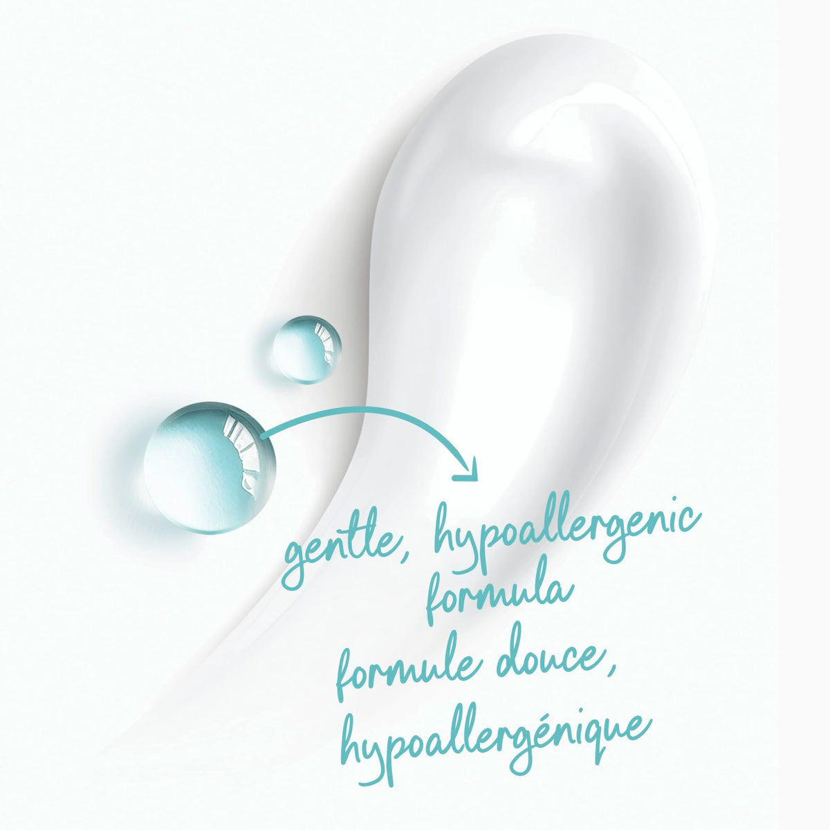 Dove pump dispensing creamy lather that moisturizes skin on contact