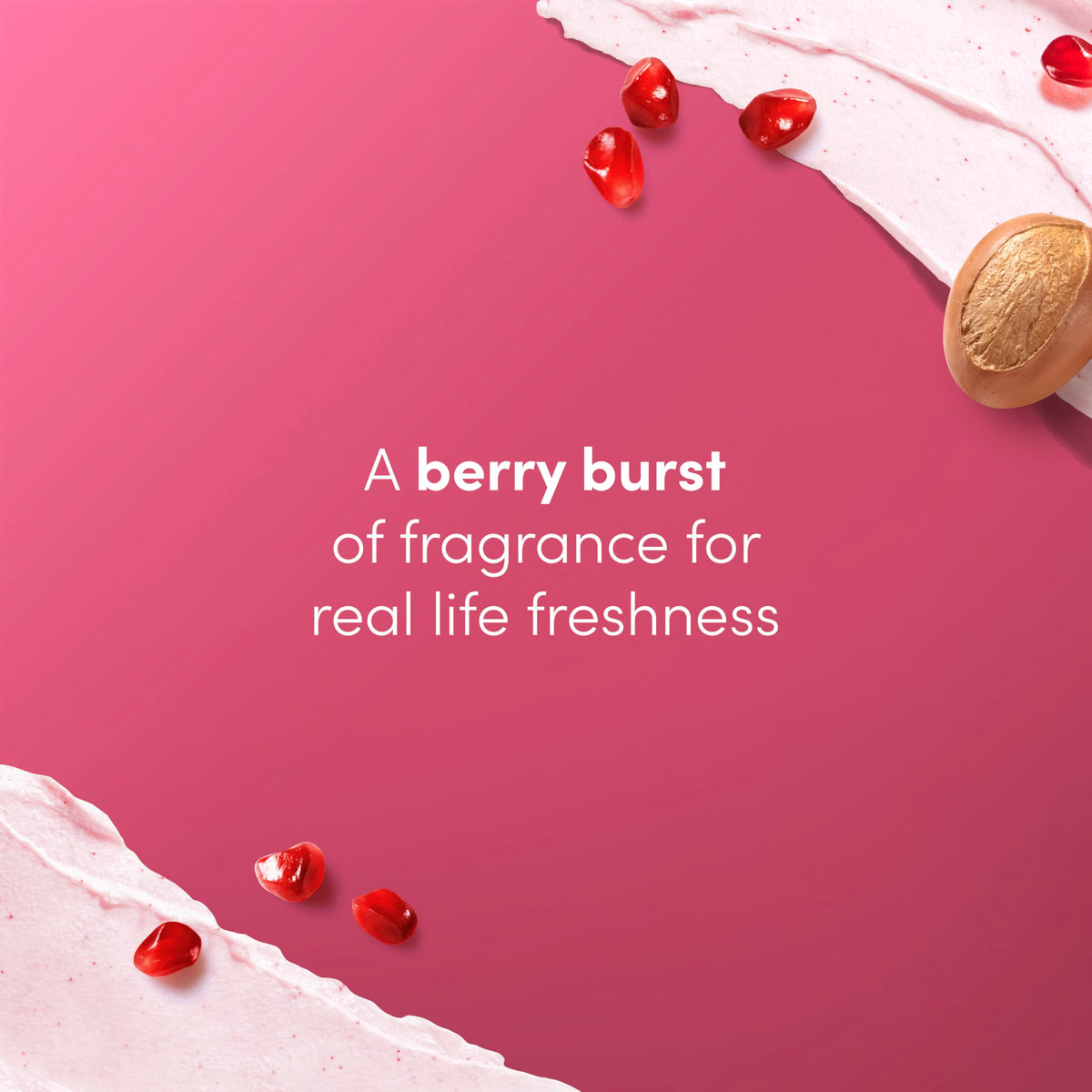 Dove trial jars on bathroom counter conveying daily skincare routine