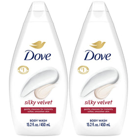 Dove bottle front packaging showing product and moisturizing benefit