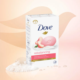 Dove single beauty bar side view showing size and smooth finish benefit
