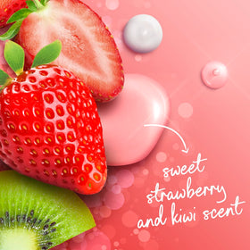Dove gel texture closeup illustrating lightweight moisturizing droplets for soft-feeling skin