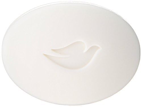 Dove White Cream Bar size comparison in hand to show scale and easy handling benefit