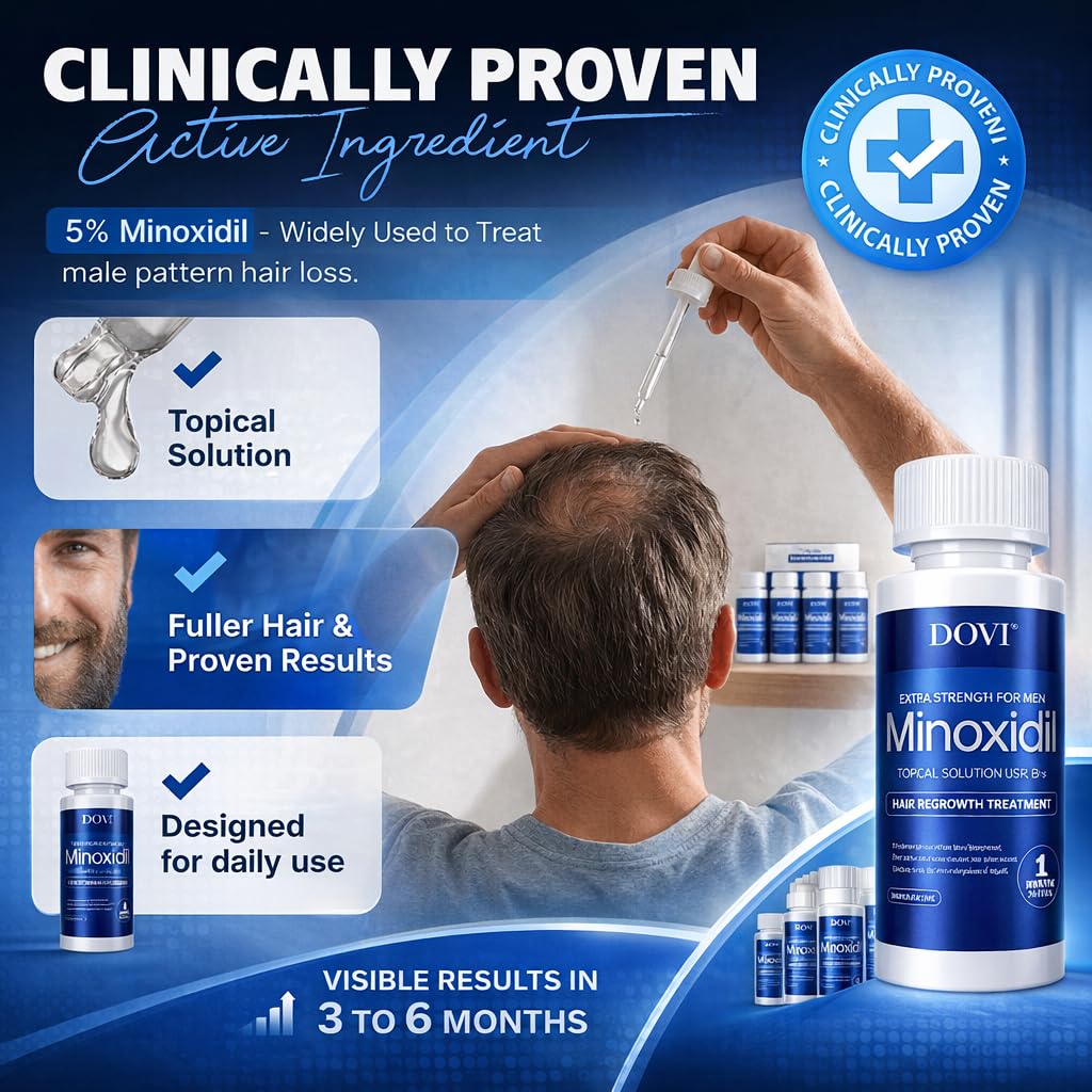 Dovi precision dropper close-up for targeted scalp application benefit