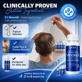 Dovi precision dropper close-up for targeted scalp application benefit