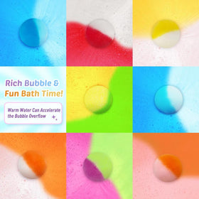 DOVIPE individually wrapped bath bombs lined up, hygienic and portable