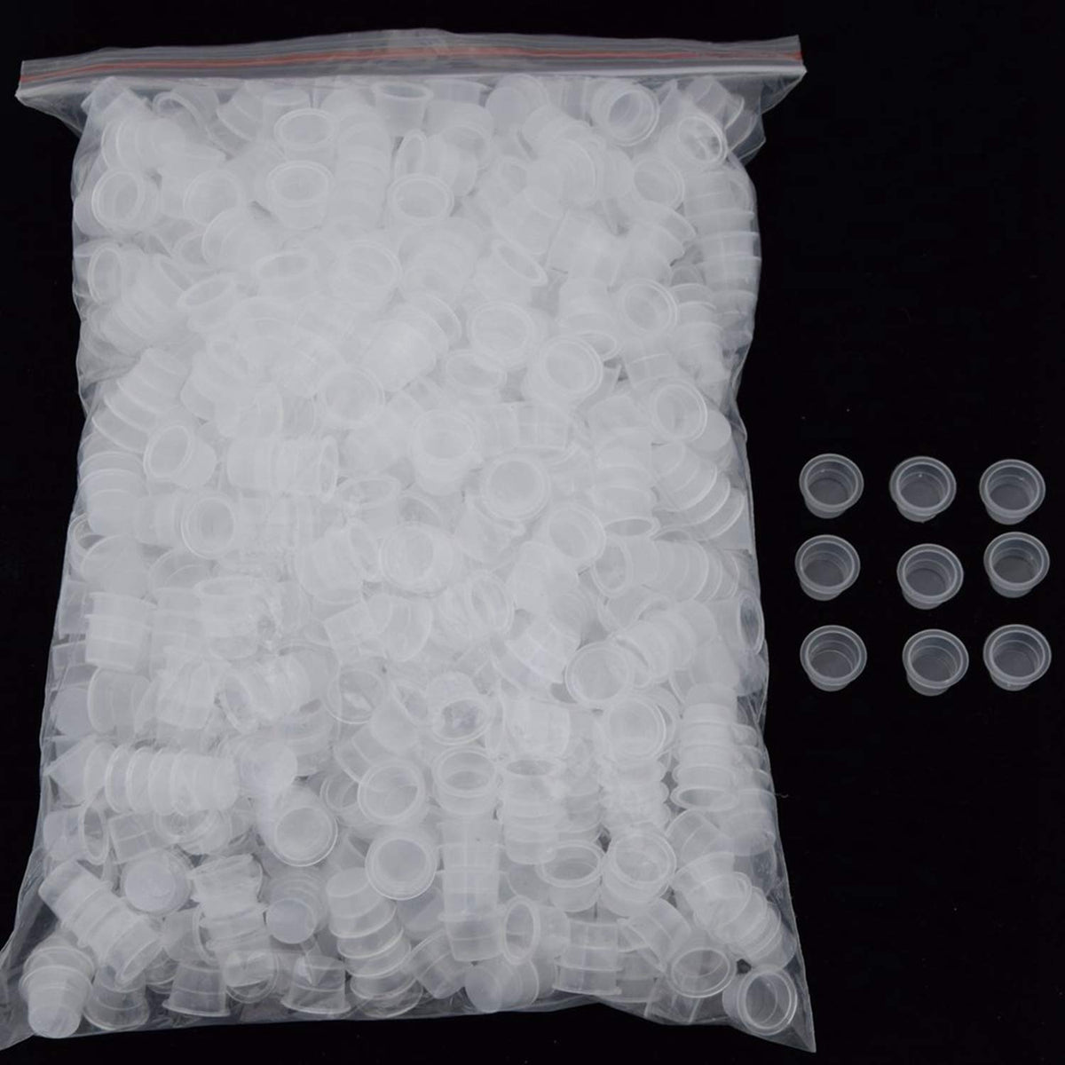 DOWEI stacked cups front view showing large capacity and quick access