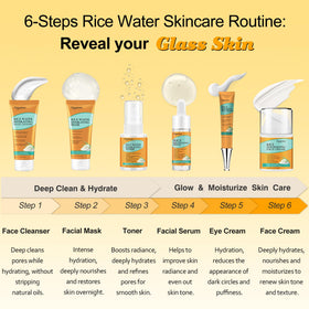 DOYEEWO rice toner pouring to show lightweight hydrating effect