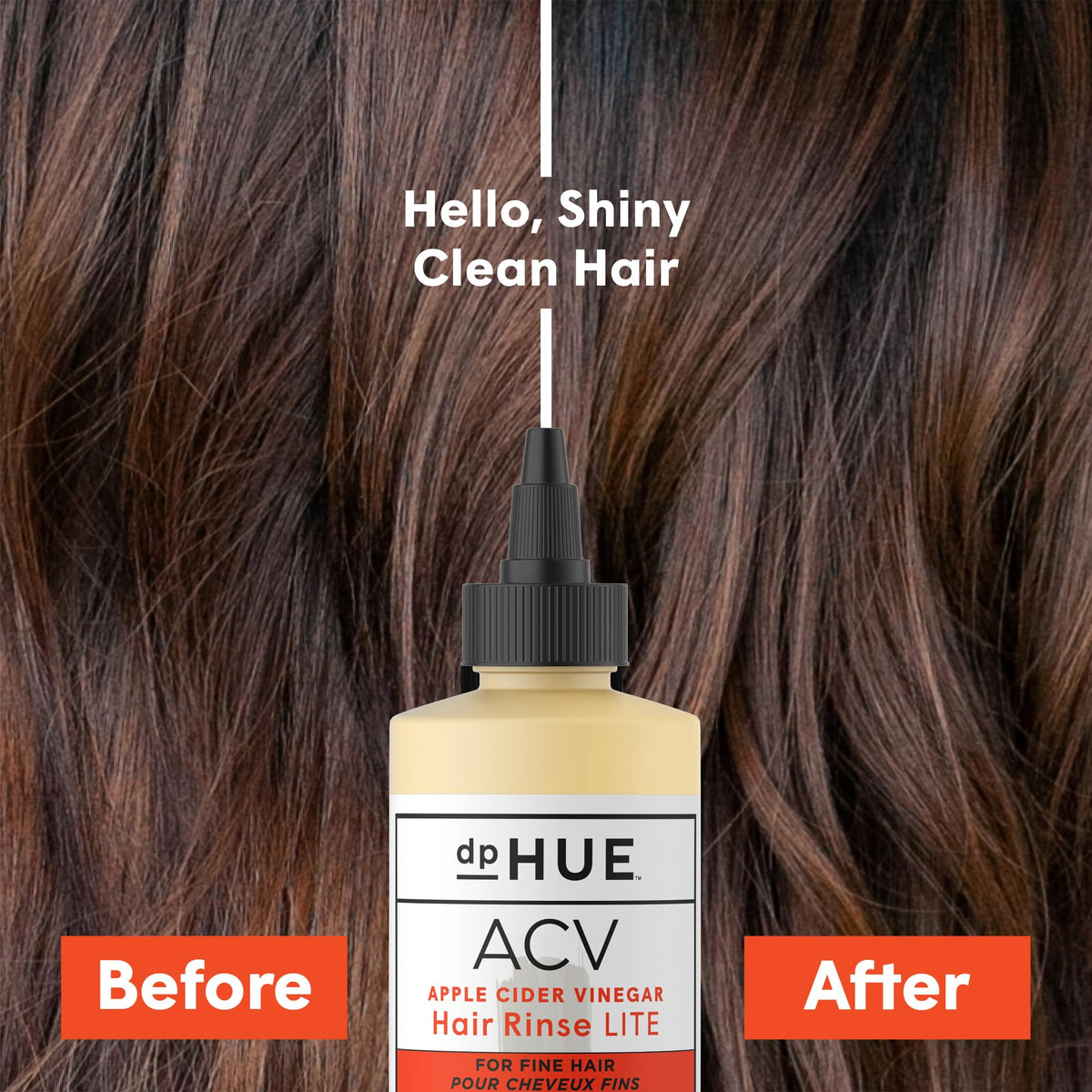 dpHUE texture pour showing thin liquid consistency for non-weighting benefit