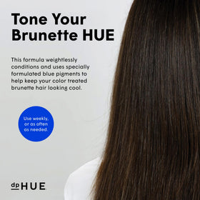 dpHUE back label showing ingredients and color-safe formulation