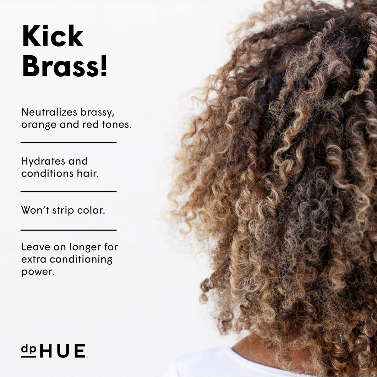 dpHUE texture close-up highlighting creamy conditioner and easy spread