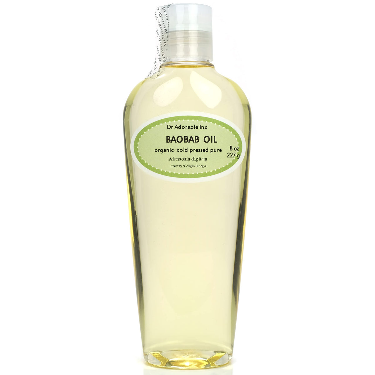 Dr Adorable front bottle view showing clean organic packaging and benefits