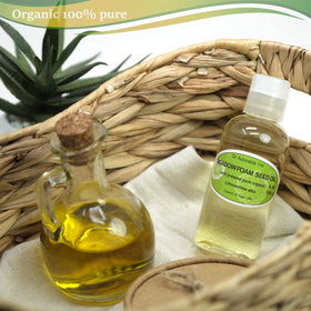 Dr Adorable meadowfoam oil pouring to show light texture and absorption