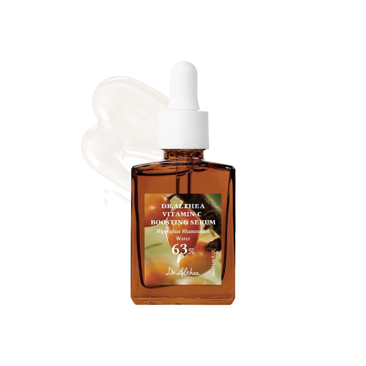 Dr.Althea front packaging showing bottle and brand, conveys trustworthy skincare