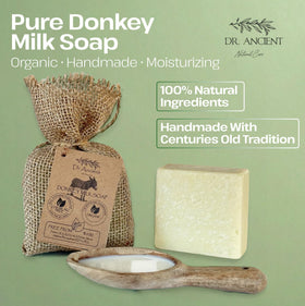 Dr.Ancient close-up texture and lather, illustrates creamy moisturizing feel