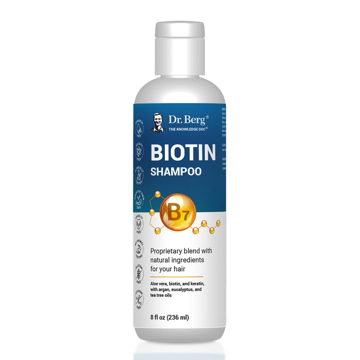 Dr. Berg front bottle view showing branding and clean formula benefit