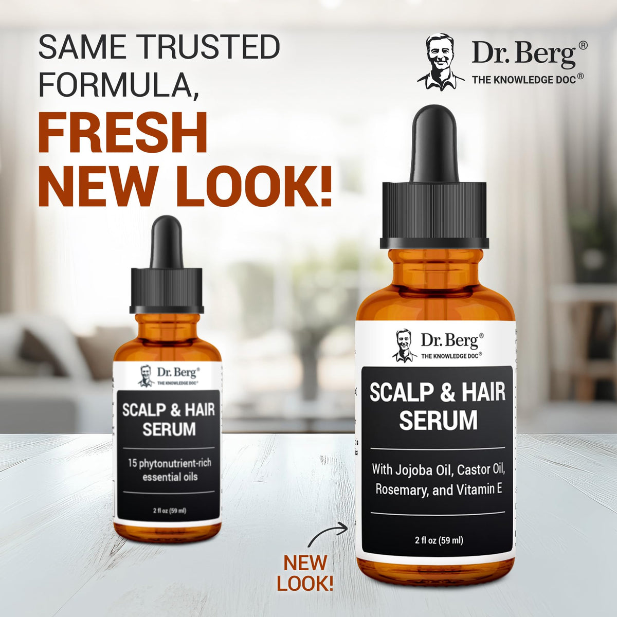 Dr. Berg serum dropper dispensing oil to demonstrate controlled, mess-free application